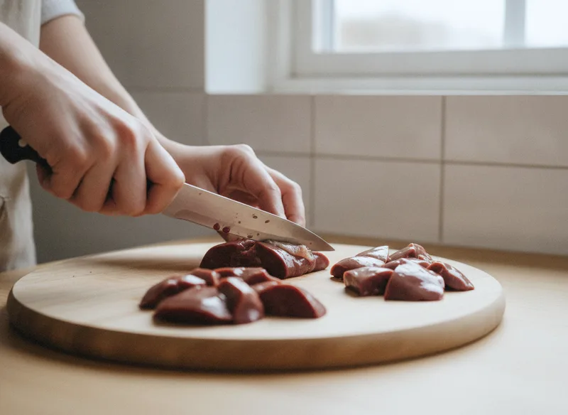 Гречка с куриной печенью: процесс приготовления