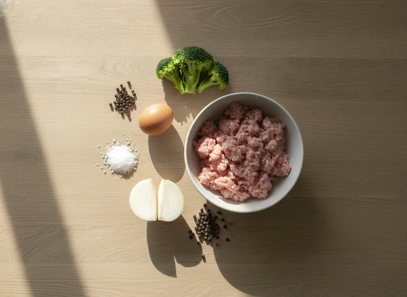 Ингредиенты: Куриные котлеты на пару с брокколи
