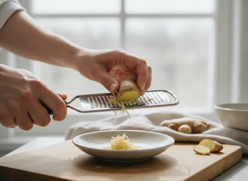 Чечевичный суп с куркумой и имбирём: процесс приготовления