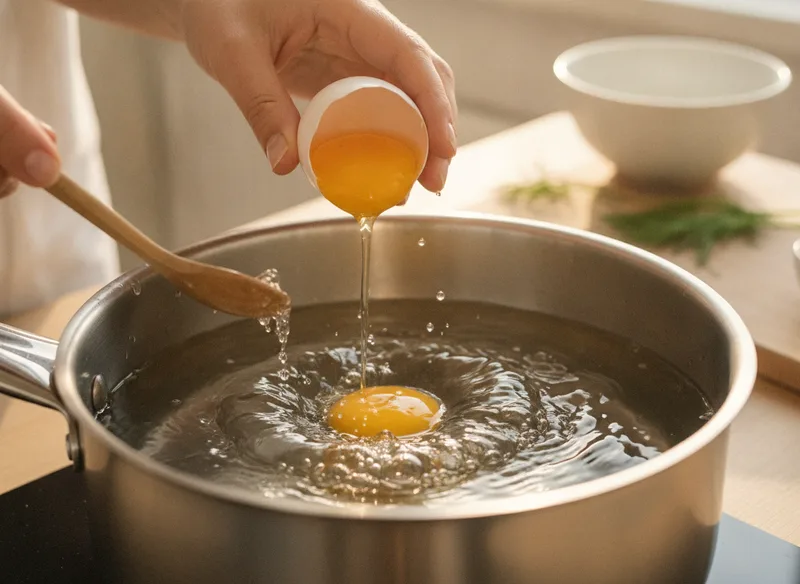 Квашеная капуста с гречкой и яйцом пашот: процесс приготовления